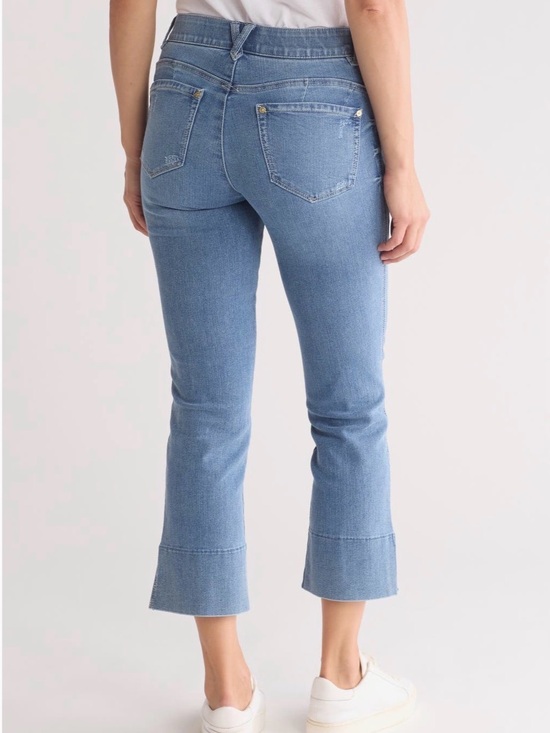 Democracy Denim - Democracy Light Blue Cropped Flare Jeans “kick flare”